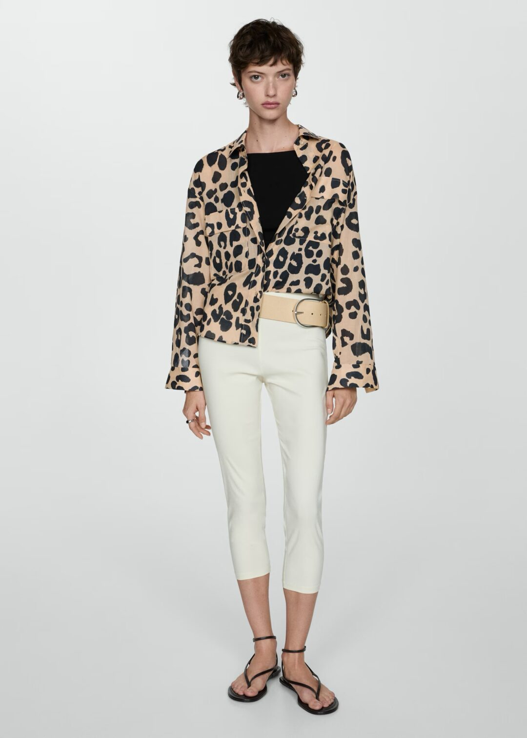 Camisa Estampado Animal Print MNG - Image 6