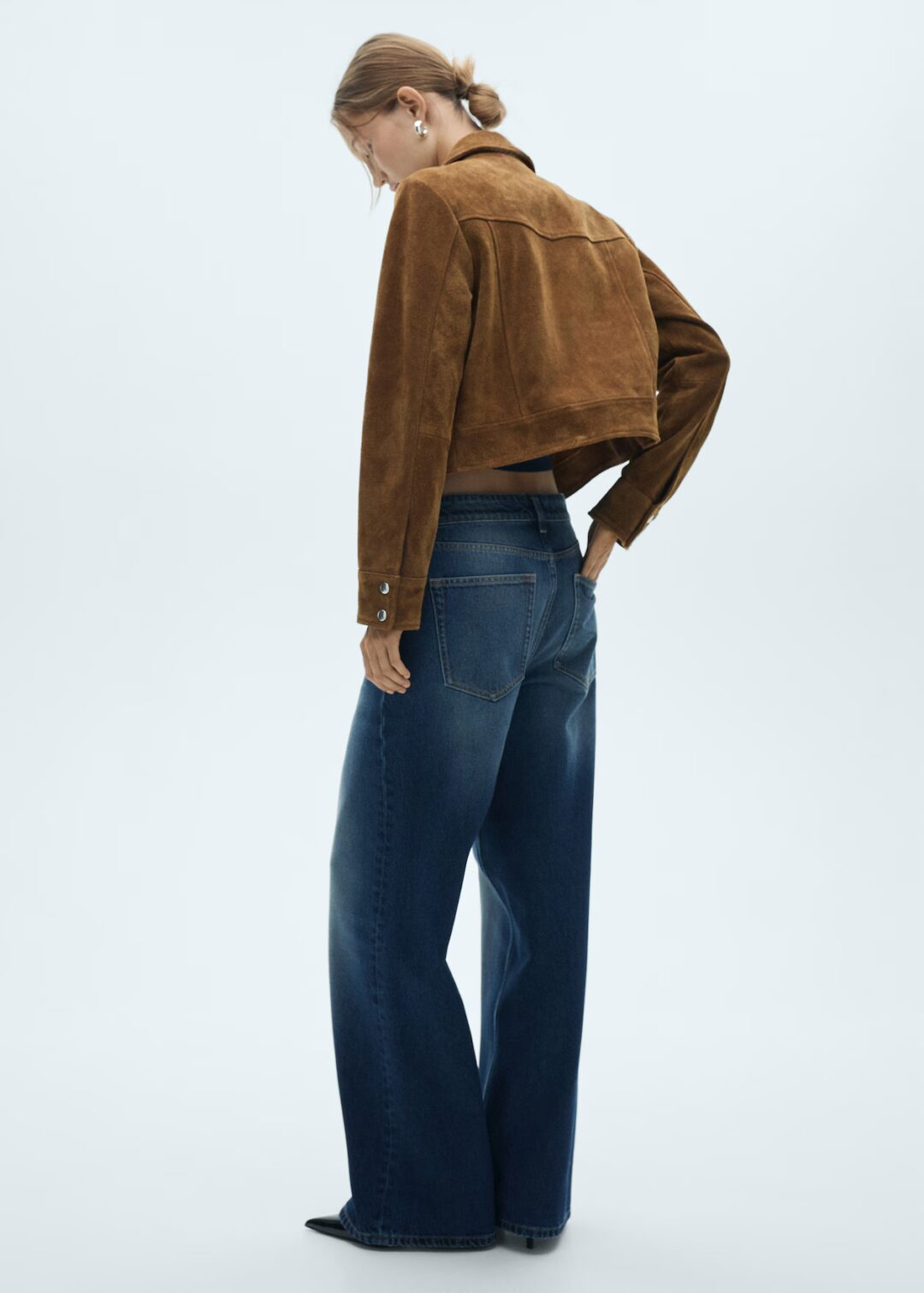 Jeans wideleg loose tiro bajo Mango - Image 3