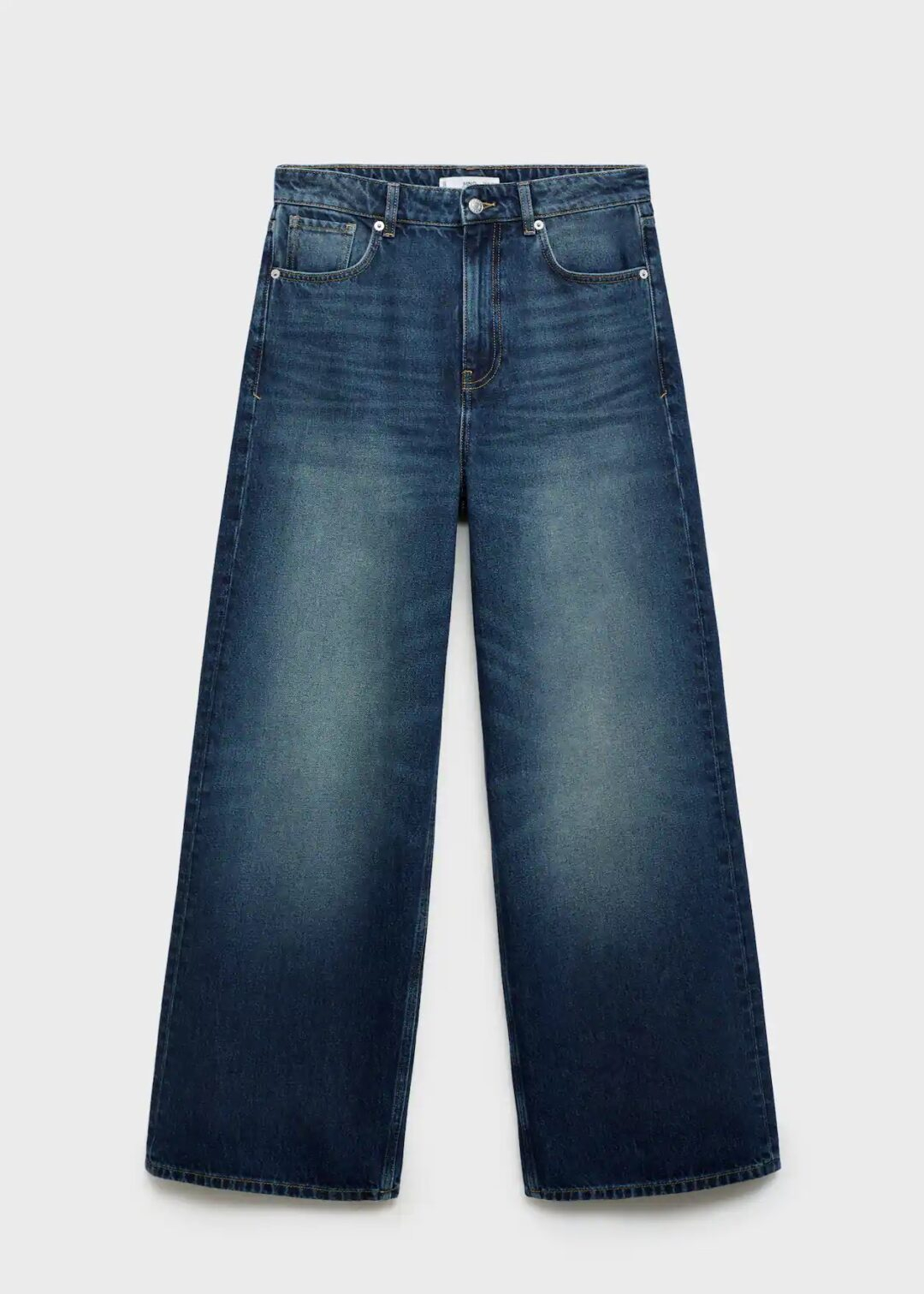 Jeans wideleg loose tiro bajo Mango - Image 7