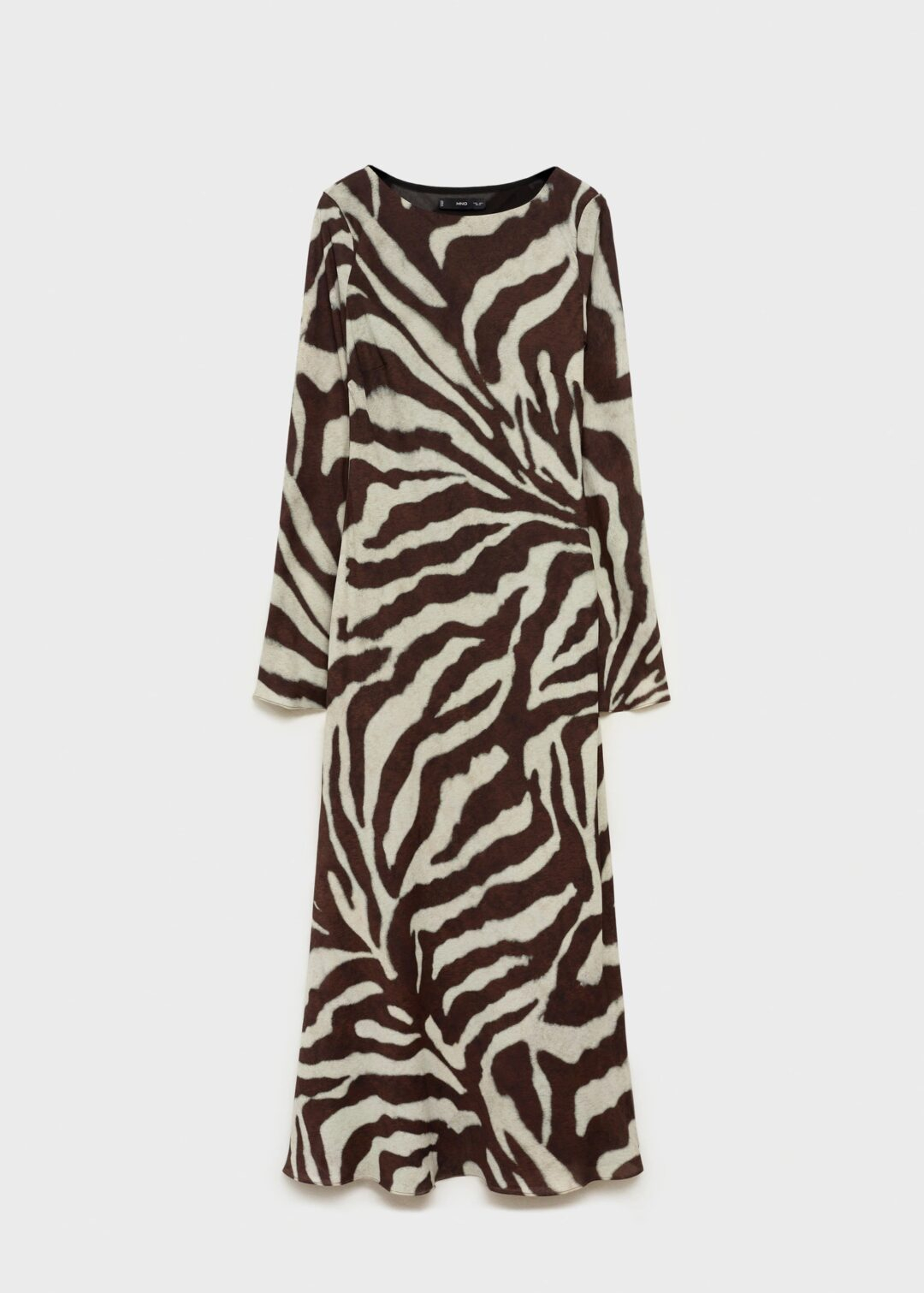 Vestido evasé cebra animal Print Mango - Image 6