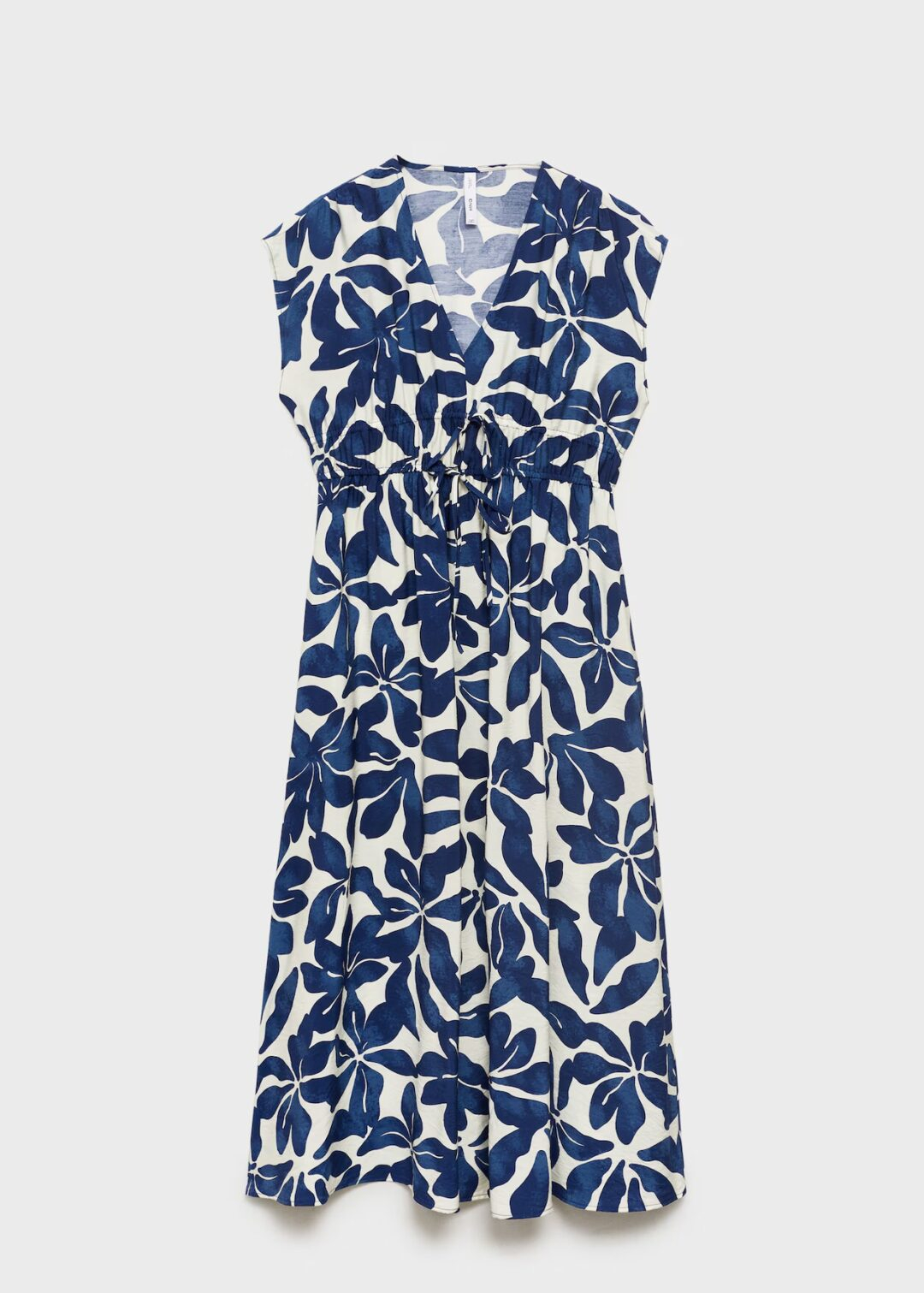 Vestido largo floral azul MANGO - Image 6
