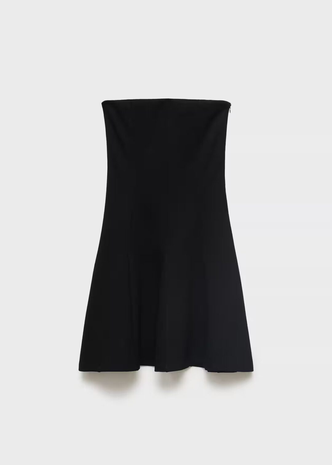 Vestido corto palabra de honor negro MANGO - Image 7