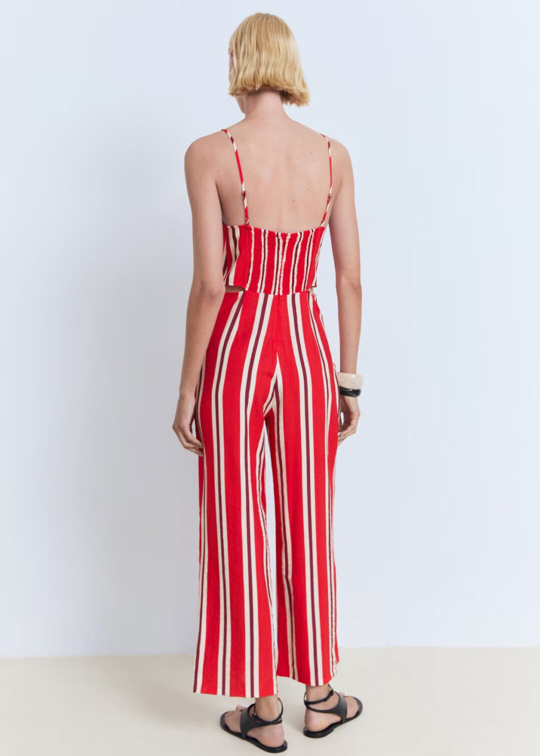Mono rayas cutout rojo MANGO - Image 3