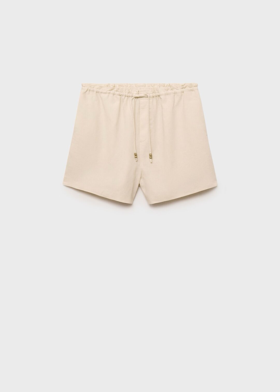 Shorts rectos Lino beige MANGO - Image 6