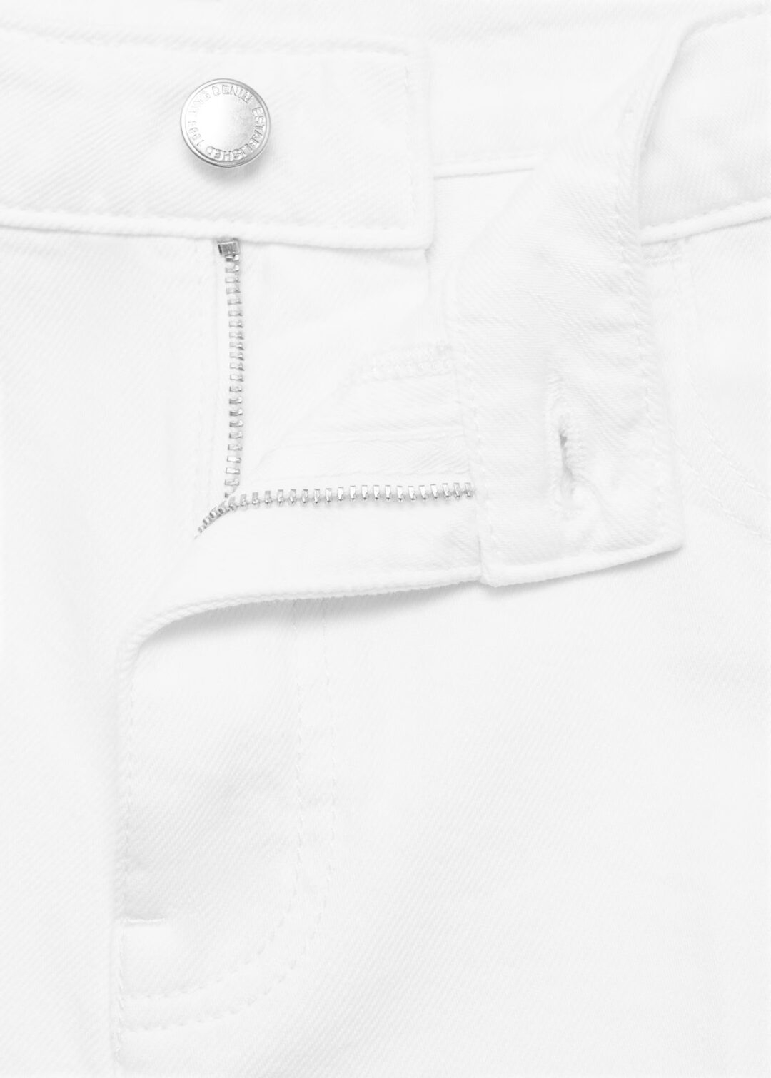 Bermudas denim rectas tiro alto MANGO - Image 7