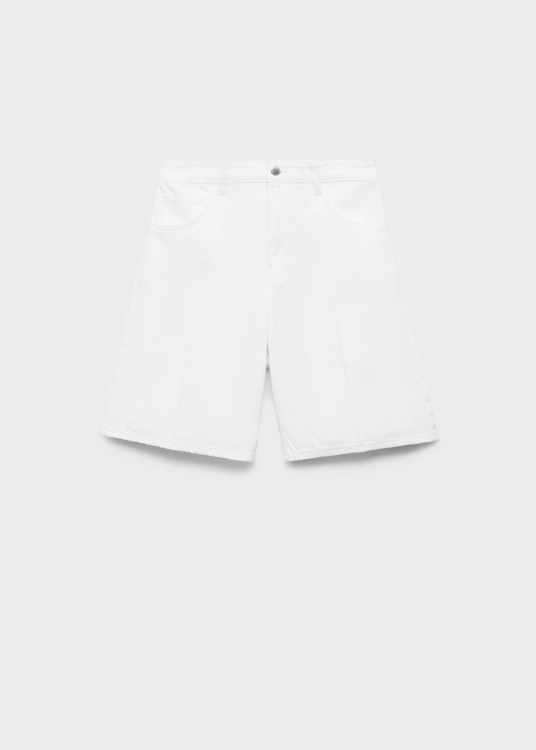 Bermudas denim rectas tiro alto MANGO - Image 6