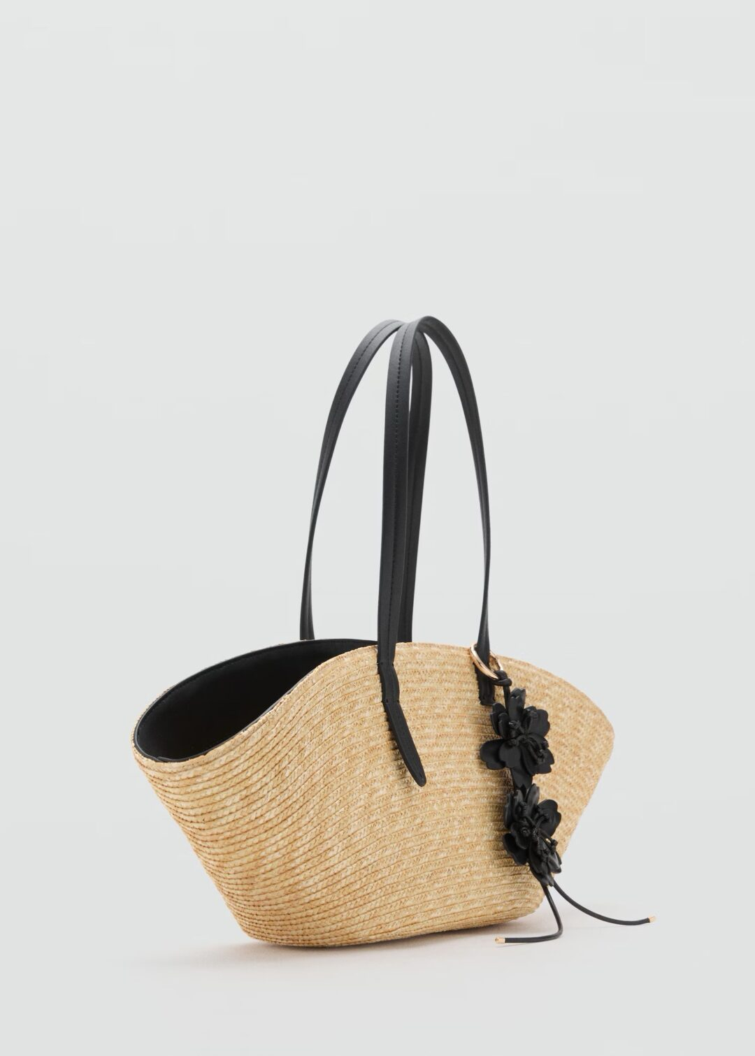 Bandolera efecto piel hebilla beige MANGO - Image 2