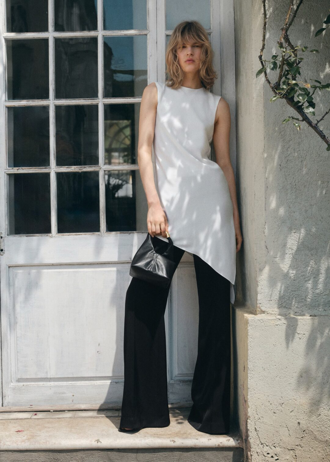 Bolso maño asa metálica Mango