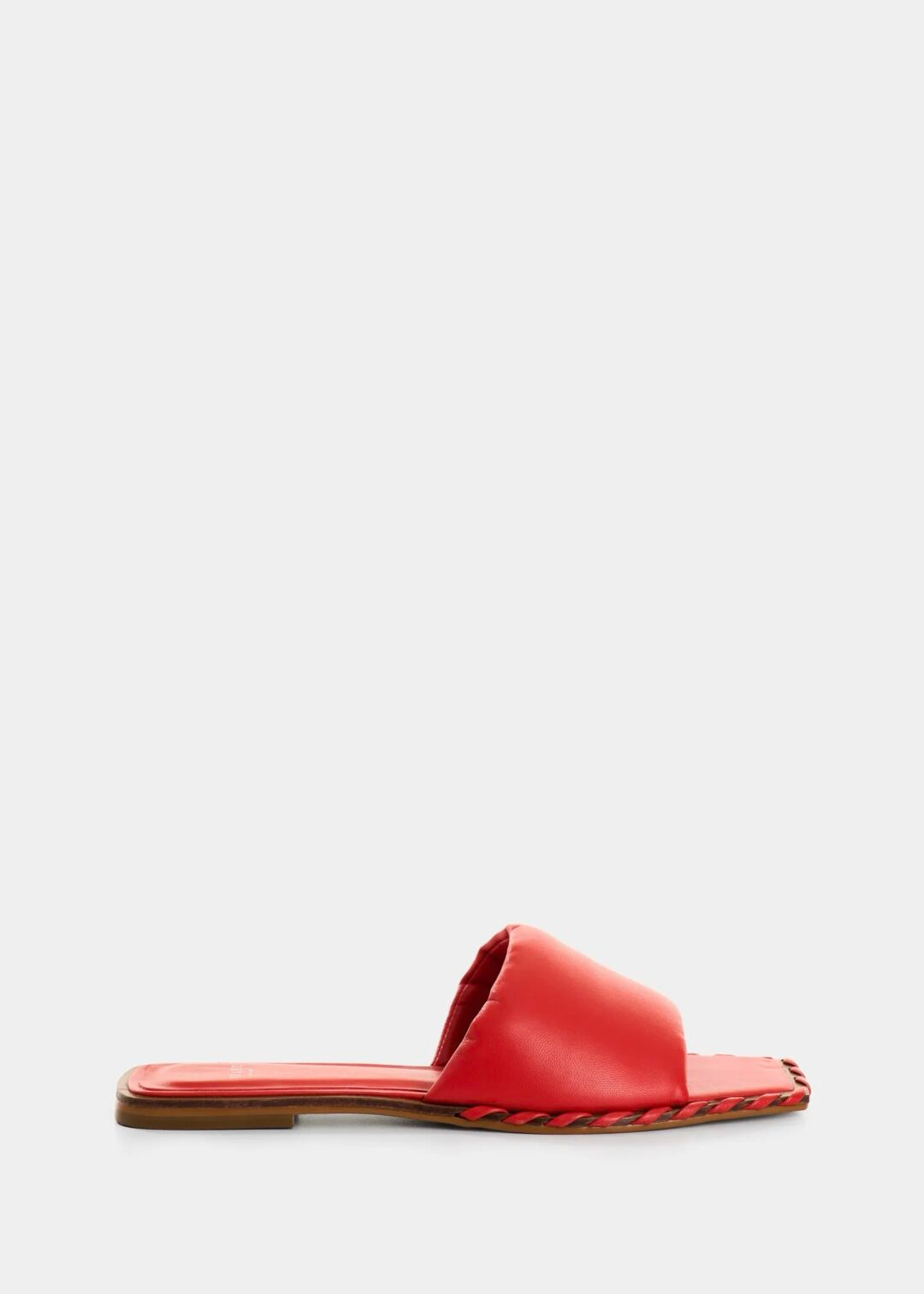 Sandalia plana de cuero Vélez