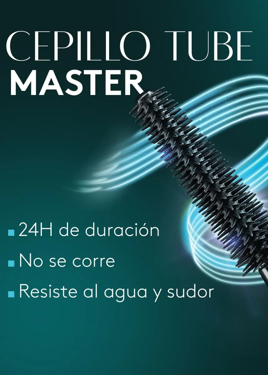 Máscara de Pestañas Mega Tubing Extensions Esika 3 Máscara de Pestañas Mega Tubing Extensions Esika - Image 3