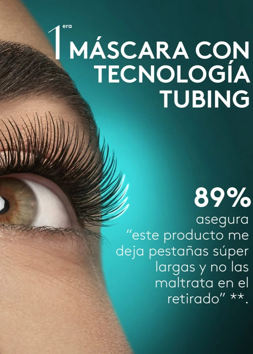 Máscara de Pestañas Mega Tubing Extensions Esika 2 Máscara de Pestañas Mega Tubing Extensions Esika - Image 2
