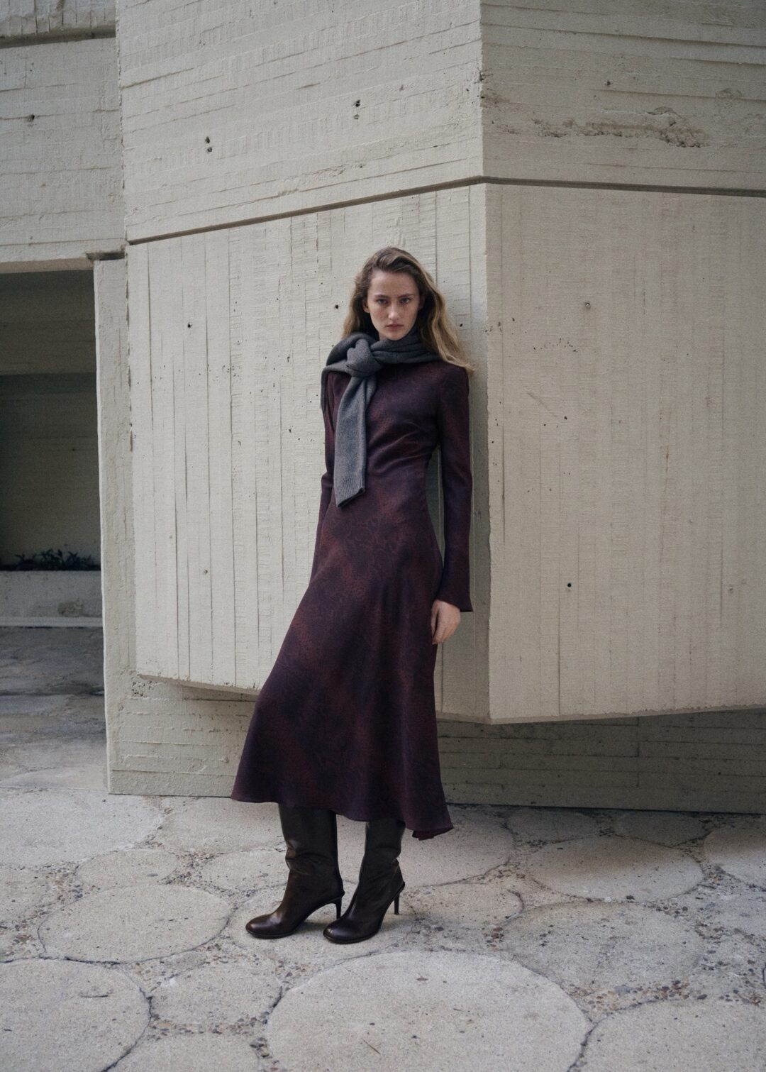 Vestido evasé animal print Mango