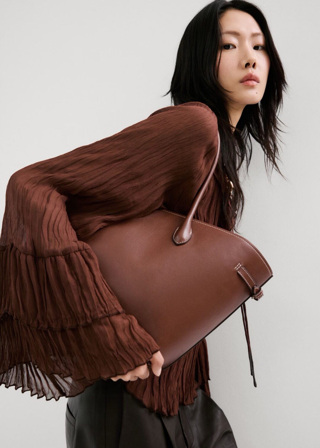 Bolso Shopper doble asa Mango