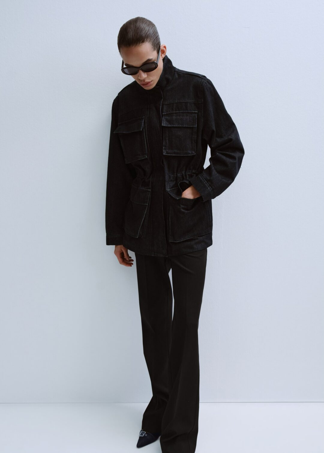 Parka vaquera oversize Mango