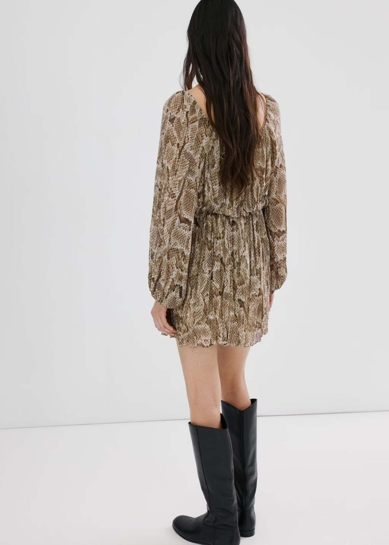 VESTIDO FLUIDO ANIMAL PRINT 3 VESTIDO FLUIDO ANIMAL PRINT - Image 3