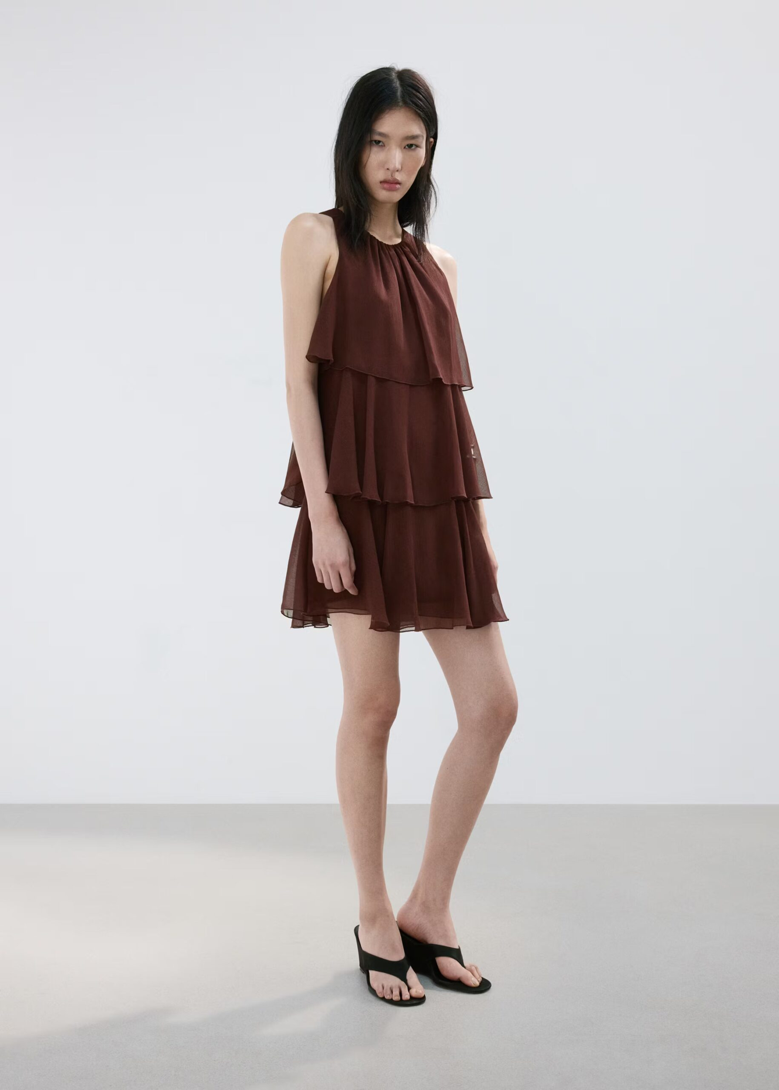 VESTIDO CORTO VOLANTES MANGO 2 VESTIDO CORTO VOLANTES MANGO - Image 2