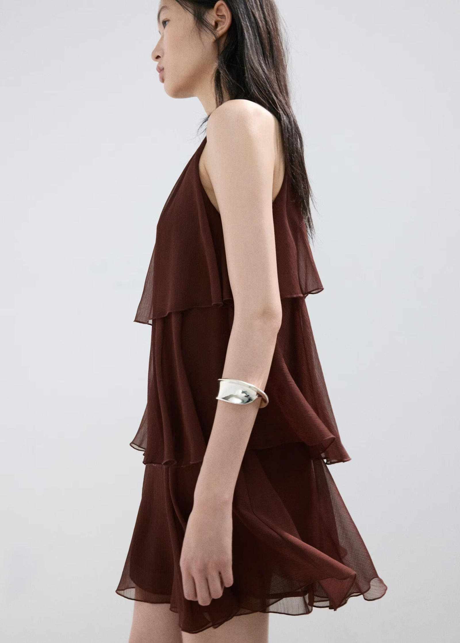 VESTIDO CORTO VOLANTES MANGO 4 VESTIDO CORTO VOLANTES MANGO - Image 4