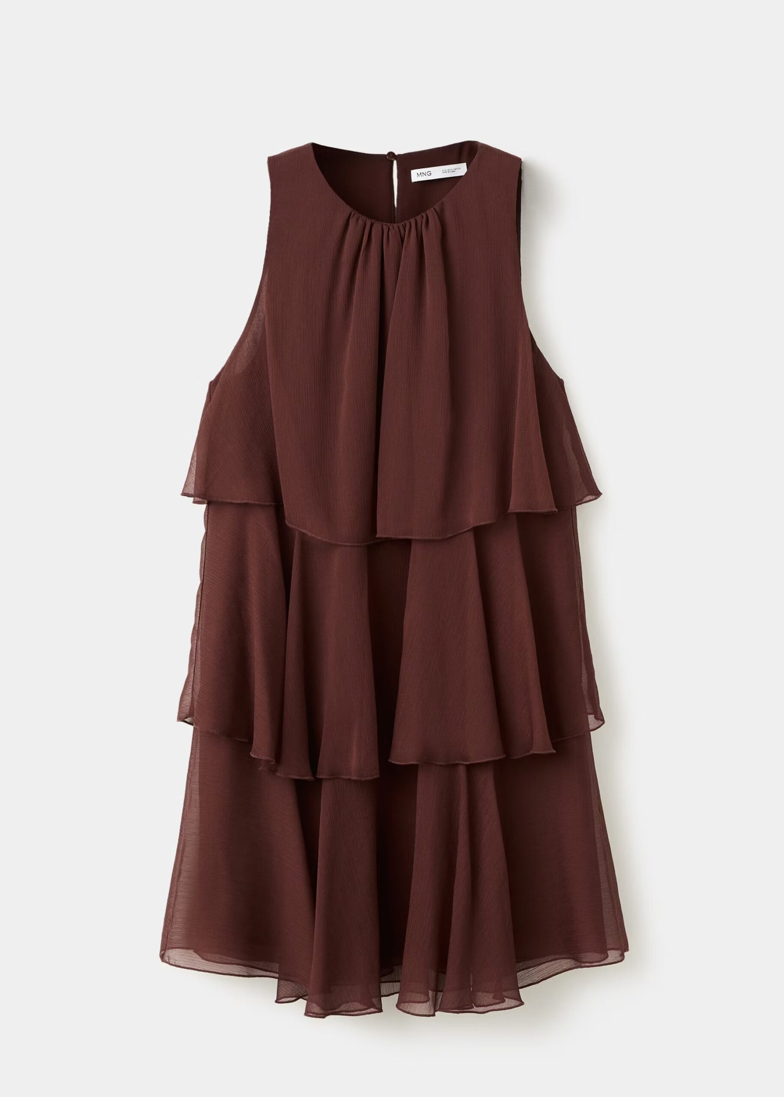 VESTIDO CORTO VOLANTES MANGO 5 VESTIDO CORTO VOLANTES MANGO - Image 5