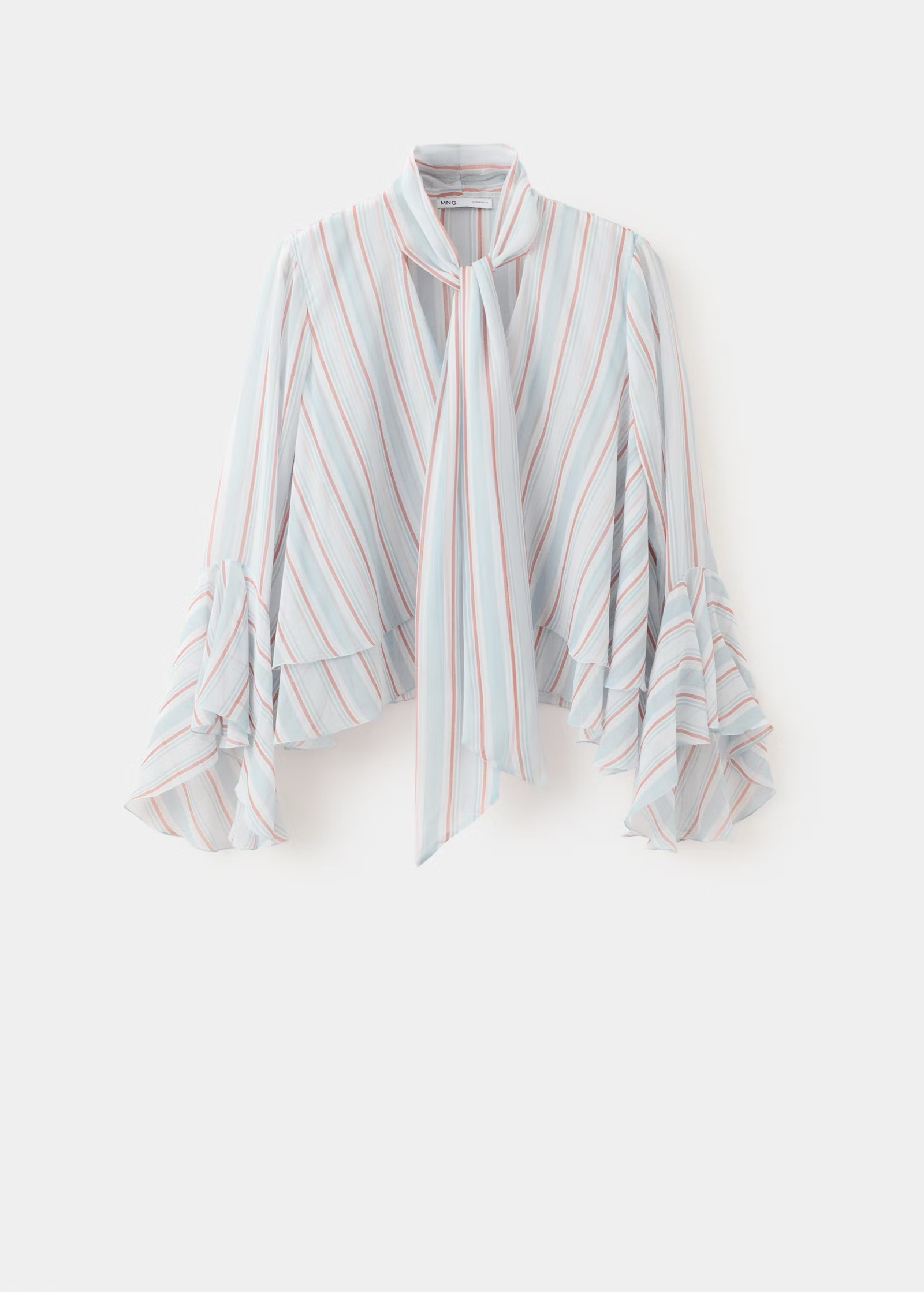 BLUSA RAYAS VOLANTES 6 BLUSA RAYAS VOLANTES - Image 6
