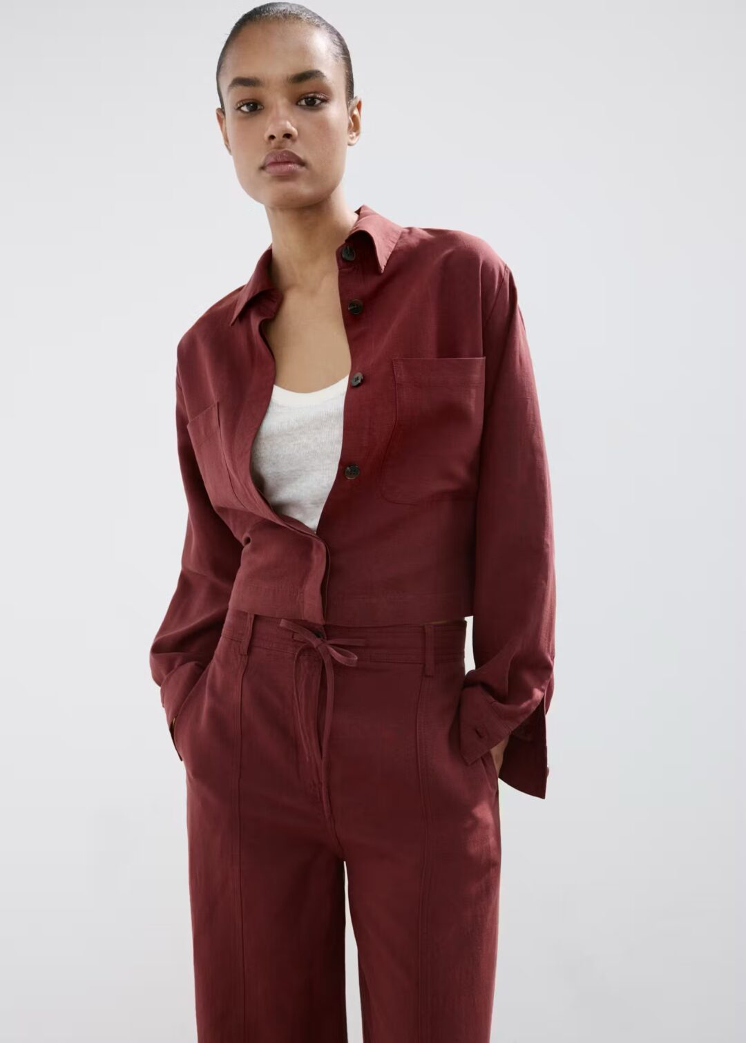 SOBRECAMISA LYOCELL BOLSILLOS