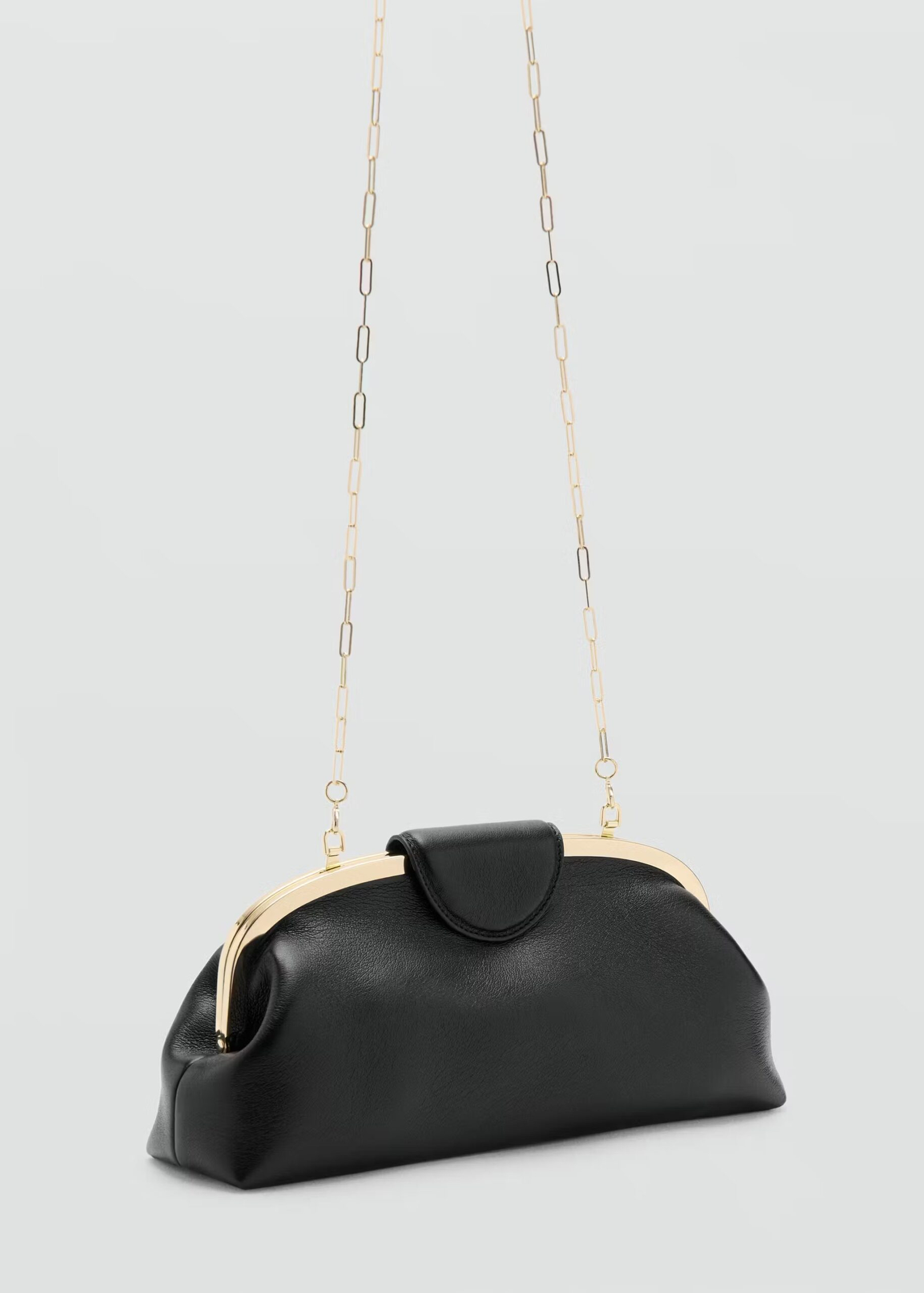 BOLSO CLUTCH PEQUEÑO DETALLES METÁLICOS MANGO 3 BOLSO CLUTCH PEQUEÑO DETALLES METÁLICOS MANGO - Image 3